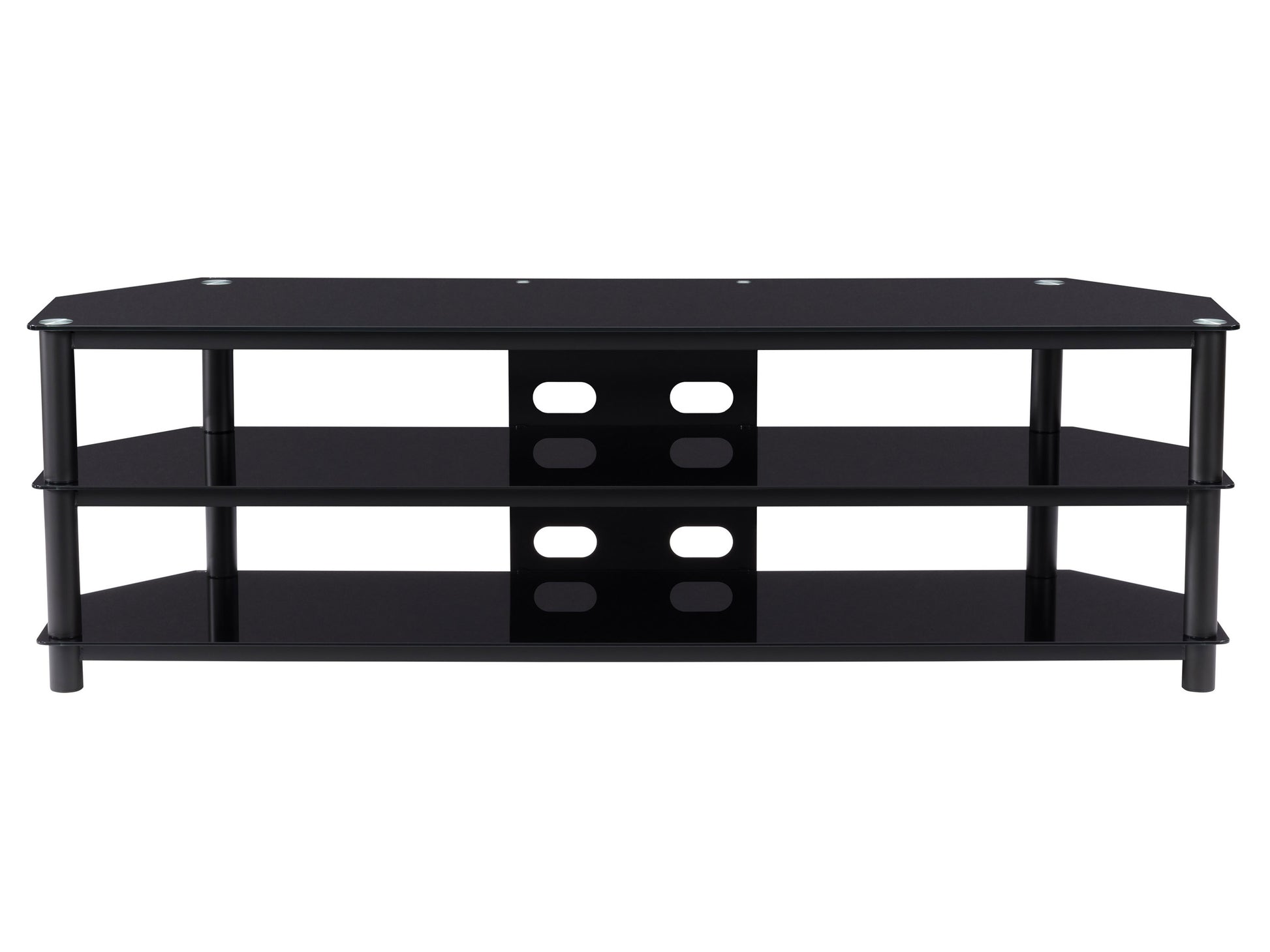 Black TV Bench for TVs up to 85" Travers Collection product image by CorLiving#color_black