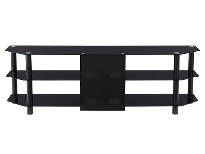 Black TV Bench for TVs up to 85" Travers Collection product image by CorLiving#color_black