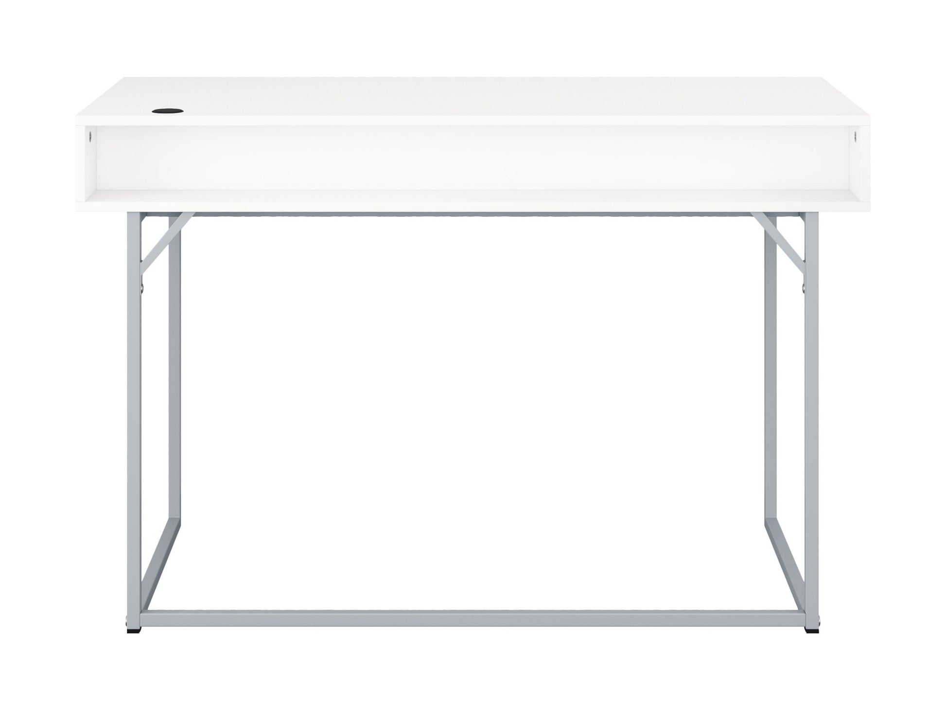 white Modern Computer Desk Marley Collection product image by CorLiving#color_white