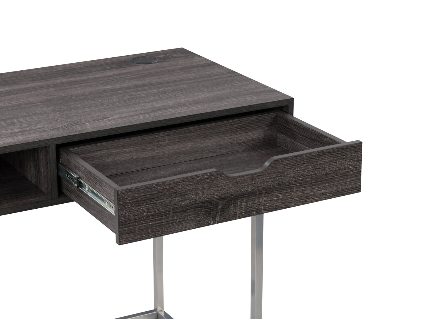 grey Modern Computer Desk Marley Collection detail image by CorLiving#color_grey