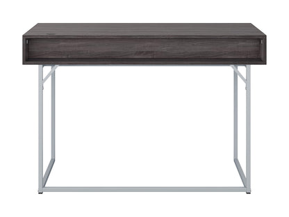 grey Modern Computer Desk Marley Collection product image by CorLiving#color_grey