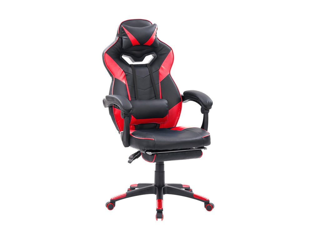 Gaming Chair with Footrest Fabric Inbox Zero Color: Black/Light Green