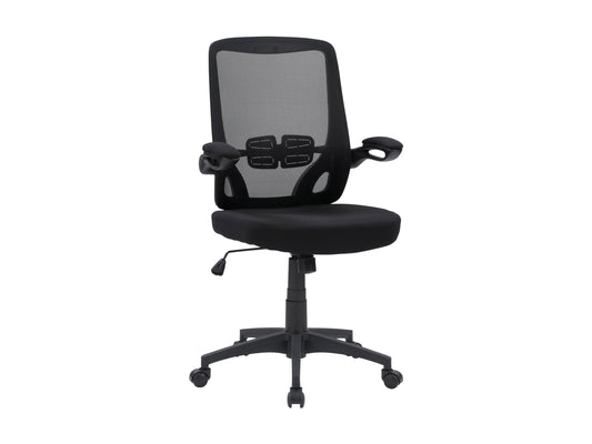 black Mesh Office Chair Riley Collection product image by CorLiving#color_black