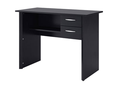 black brown Desk with Drawers Kingston Collection product image by CorLiving#color_black-brown