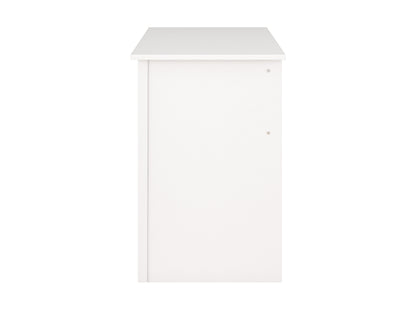 white Desk with Drawers Kingston Collection product image by CorLiving#color_white