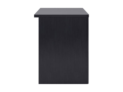 black brown Desk with Cabinet Kingston Collection product image by CorLiving#color_black-brown