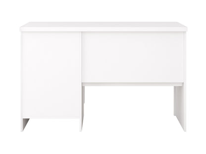 white Desk with Cabinet Kingston Collection product image by CorLiving#color_white